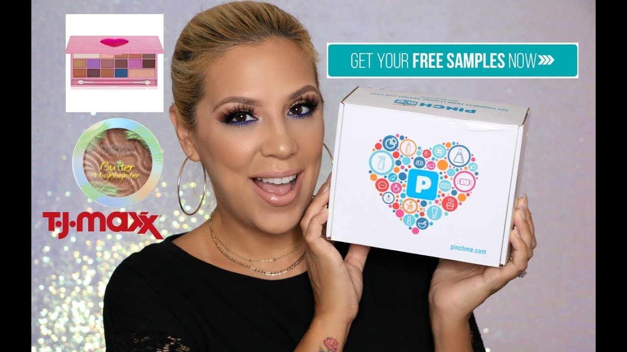 TJ MAXX MAKEUP TESTING OUT NEW MAKEUP PINCH ME, FREE SAMPLES