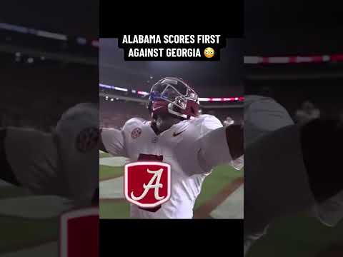 Bama scores first 🏈