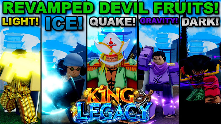 *ALL* The Revamped Devil Fruits in Roblox King Legacy Update 8... Here's What They Changed!