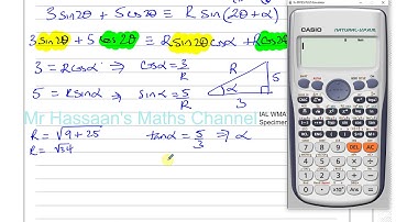 EDEXCEL  IAL WMA13 P3 new Specimen Paper  Q4 Trigonometric Identities & Equations
