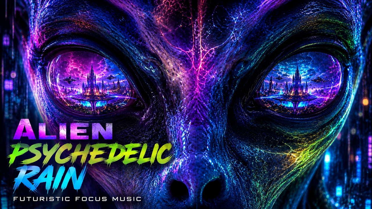 Alien Psychedelic Rain/Futuristic Focus Music - YouTube