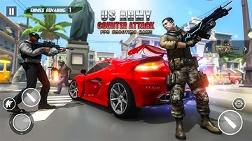 US Army Counter Attack: FPS Shooting Game - Android GamePlay - FPS Shooting Games Android