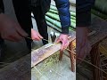 TEKNIK || Proses tradisional pengolahan bambu yang sering digunakan untuk kerajinan tangan #shorts