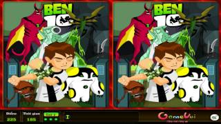 Hướng dẫn chơi game Ben 10: Tìm điểm khác nhau - Game Vui screenshot 5