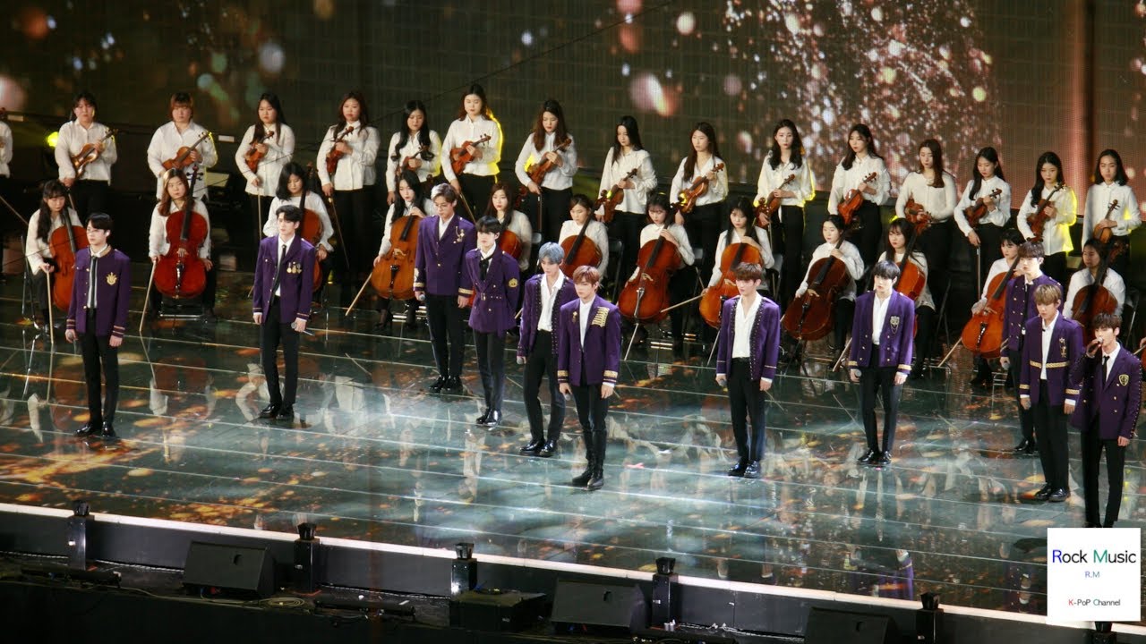 워너원(Wanna One) Full Ver. (부메랑 + 이자리에 +  To be One)[4K 60P 직캠]@190106 락뮤직