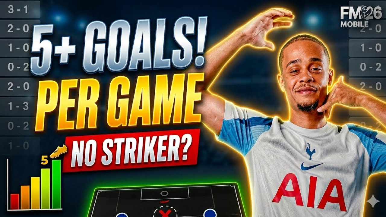 The MOST Overpowered Goal Scoring Tactic in FM26 Mobile