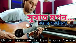 Surat Mogon l Jayanta Hazarika l Guitar Instrumental l Probal Saikia