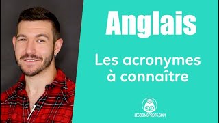 Les acronymes à connaître  Anglais  Lycée  Les Bons Profs