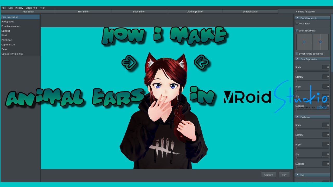 How to make animal ears in Vroid Studio