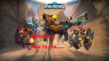 fix HIrez.. paladins  error!!! (the game is not properly authenticated) 2018