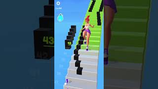 Beautiful Girl Stairs Run #Funnygame #Viralshorts