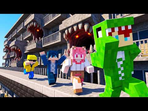 人がどんどん消えていく団地【マインクラフト】