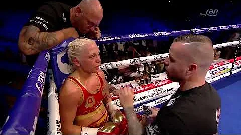 Dina Thorslund Vs. April Adams - WBO Superbantamwe...