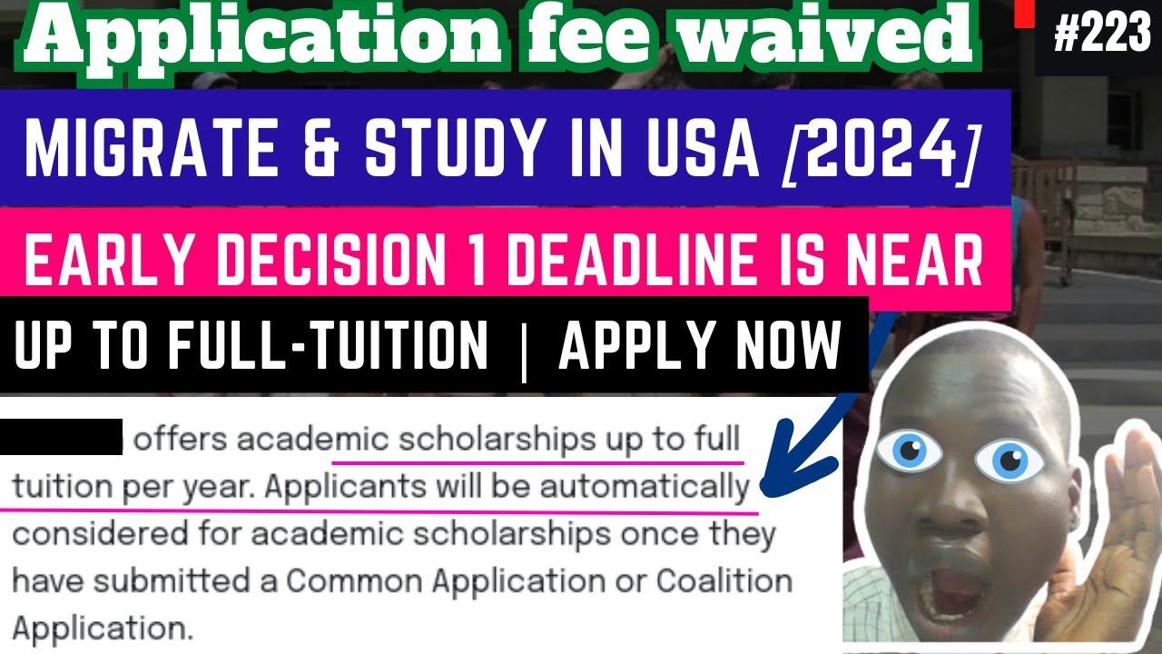 automatic-scholarship-no-application-waived-early-decision-deadline