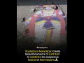 Students Create Beautiful Lord Ram Artwork on Ram Navami | Moradabad