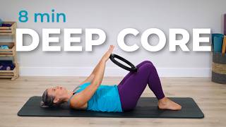 8 Min Pilates Magic Circle Core Workout (beginner & Pelvic Floor Friendly)