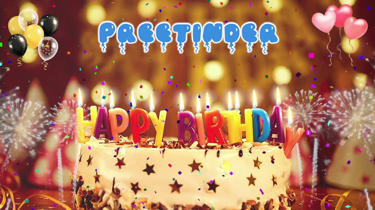 PREETINDER Birthday Song – Happy Birthday Preetinder