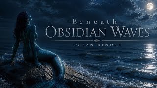 Dark Ocean Ambient Music 🌙 | Deep Sleep & Relaxation Sounds | Beneath Obsidian Waves