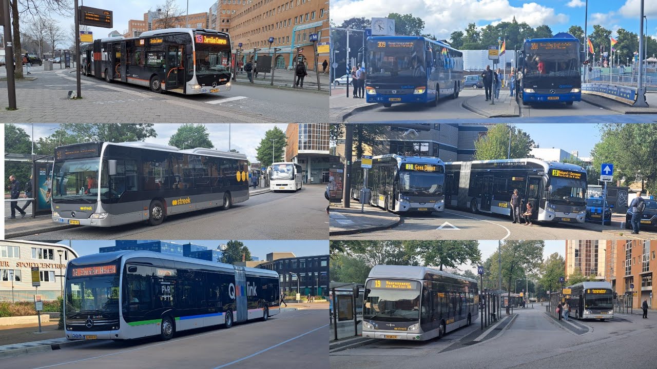 Het openbaar vervoer in Groningen 06-03 , 19-06 en 18-09-2024