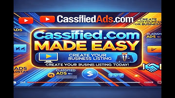 🚀 ClassifiedAds.com Made Easy: Create Your Business Listing Today! #businesslisting #citations