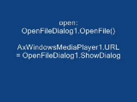 codes for visual basic 2008 media player,notepad and webbrowser