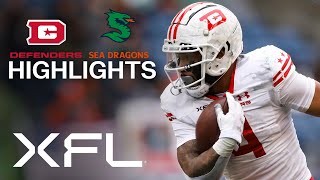 XFL Highlights - D.C. Defenders vs. Seattle Sea Dragons