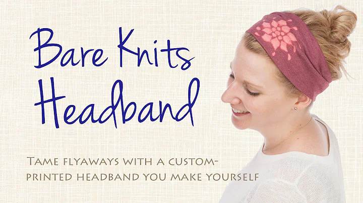 Tame Flyaways With a Headband You Print and Sew Yourself