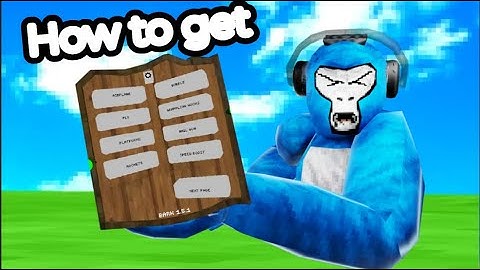 How To Get The Bark Mod Menu in Gorilla tag