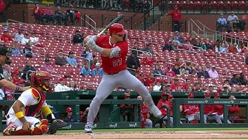 Mike Trout Slow Motion Home Run Baseball Swing Hitting Mechanics Instruction