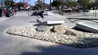 180 skate gap in mcbride skatepark