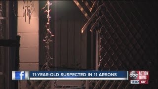 Boy, 11, suspected in 11 arsons in New Port Richey