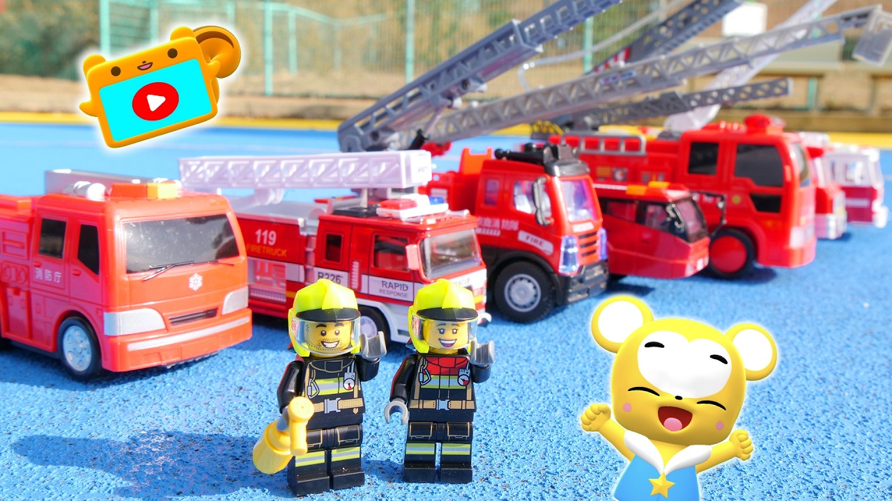 Toys] Help the Firefighters! ☆Working Vehicles, Fire Engines