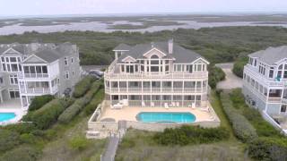 Carpe Beachum - 8 BR Pine Island Oceanfront Aerial Video - Exterior Views