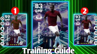 Best ePoints English League Earthmover Highlight Amadou Onana Max Training Guide eFootball Mobile 26