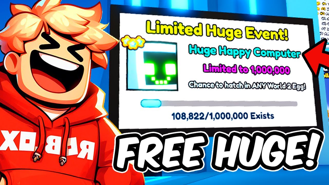 Jak získat HUGE HAPPY COMPUTER! (FREE TO PLAY HUGE!) - YouTube