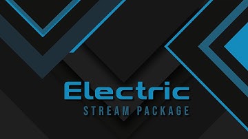 Animated Stream Overlay Electric | Stream Designz
