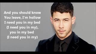 Nick Jonas   Right Now Lyrics