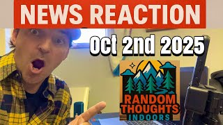 Breaking news Reaction by Random Thoughts. USA . Canadian News. Government shutdown oct 2 MUST WATCH