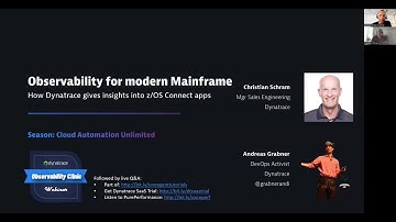 Observability for modern Mainframe: Insights for z/OS Connect apps with Dynatrace