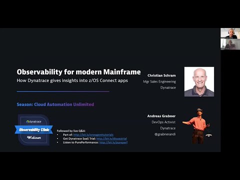 Observability for modern Mainframe: Insights for z/OS Connect apps with Dynatrace