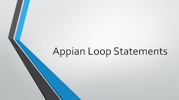 Appian loop Statement||ForEach||Codelessmagic