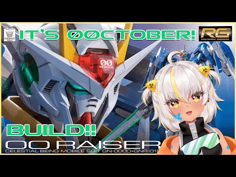 【ガンプラ/GUNPLA】RG GN-0000+GNR-010 00 Raiser ダブルオーライザー part 4【ENVtuber/日本語勉強中】