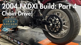 Project FXDX Part 4: How to install a chain drive on your Dyna!
