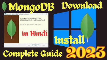 How to Download & Install MongoDB on Windows | Complete Guide 2023 in Hindi | Old Version 4.2.24