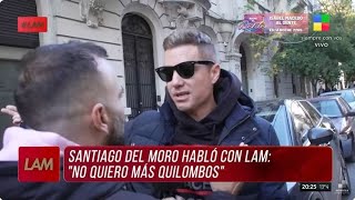 Santiago del Moro habló de las críticas a GH: "No quiero quilombos, estoy haciendo mi trabajo"