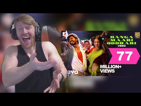 Anegan - Danga Maari Oodhari Video | Dhanush | Harris Jayaraj • Reaction By Foreigner
