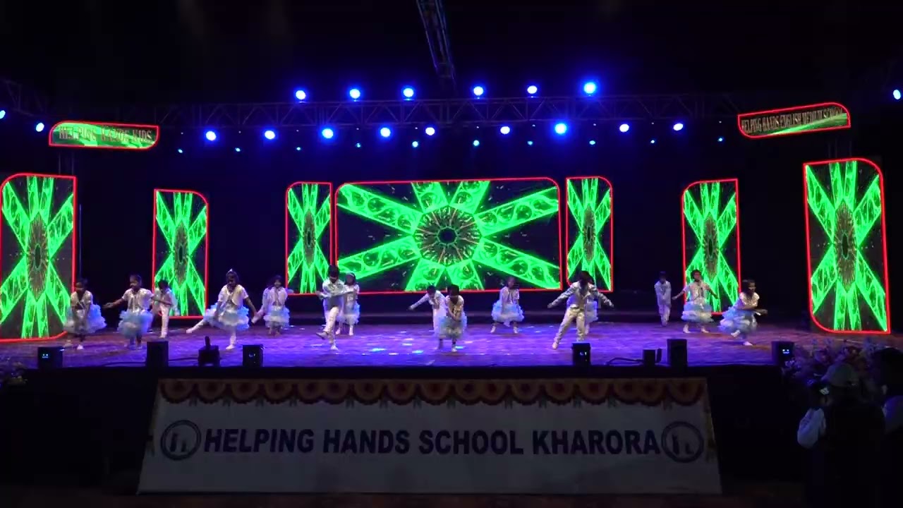 Dance of joy #helping Hands School #students of class UKG