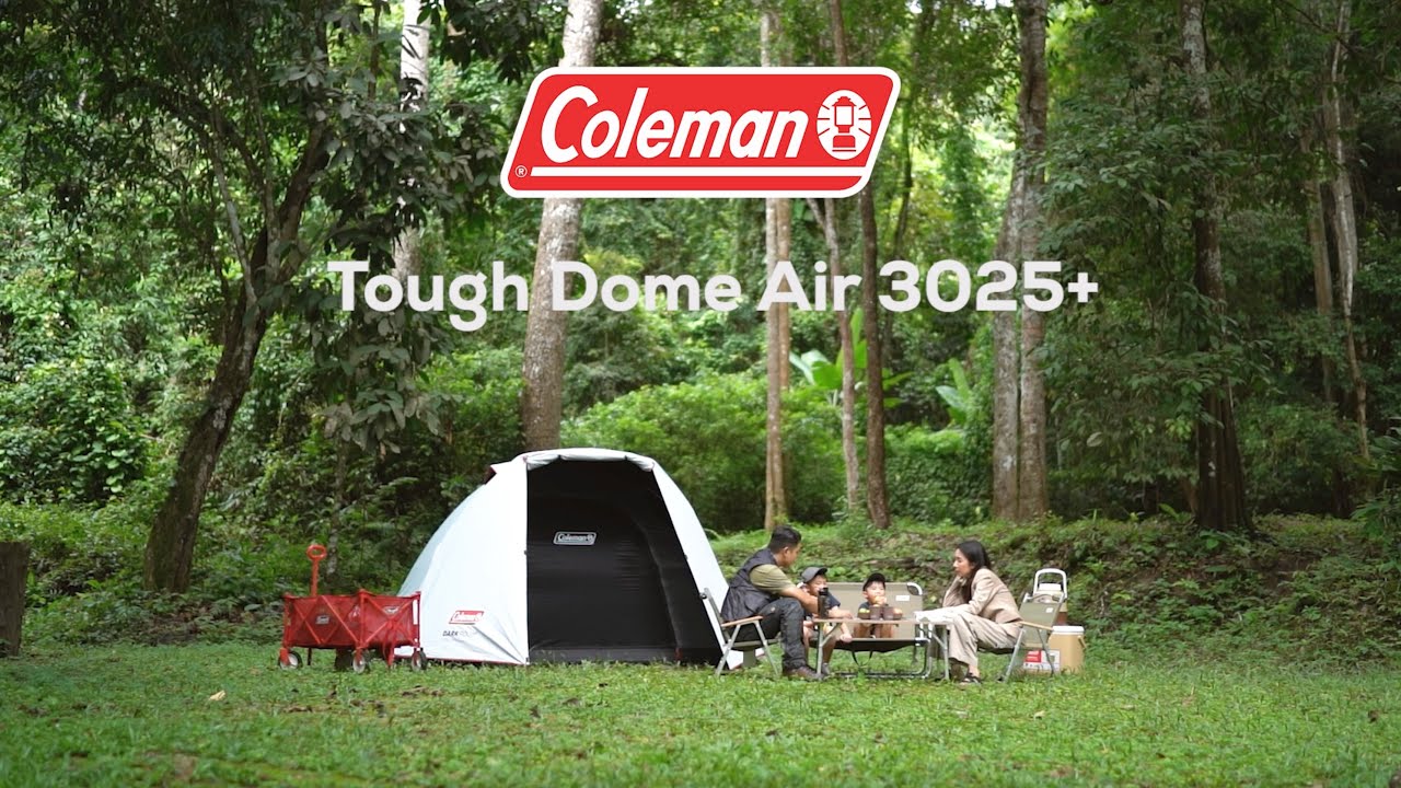 Coleman Tough Dome Air 3025+ - YouTube