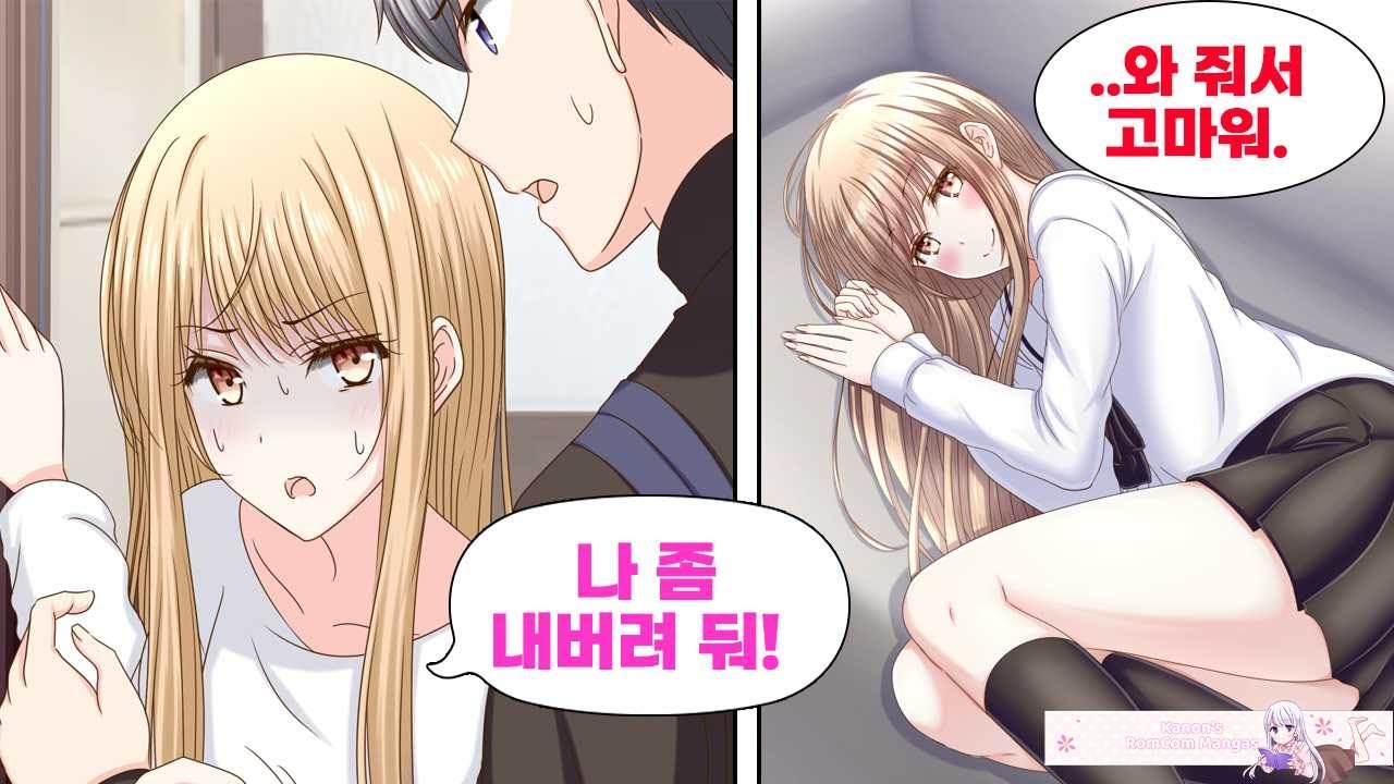 남친에게 차여 집에 틀어박히게 된 미녀를 도와줬더니 나에게 홀딱 반했다. 나 