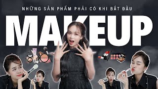 Hướng dẫn những sản phẩm makeup đơn giản cho người mới bắt đầu | Hoàng Ngoan Makeup